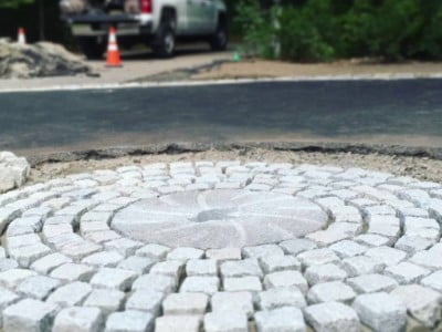 Norwich Paving Contractors Laying Cobblestones in Norwich 